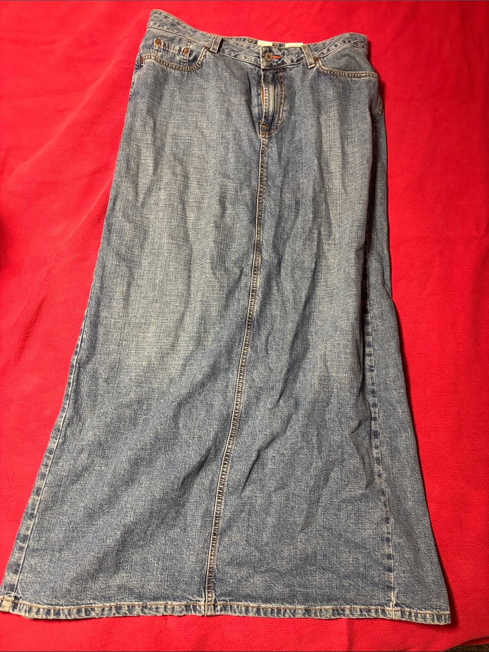 Lucky denim skirt